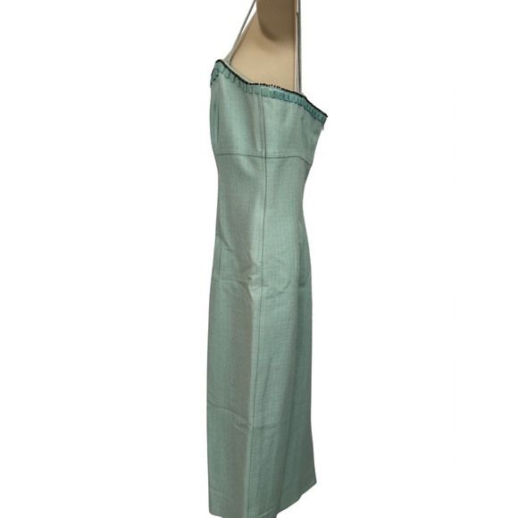 Carlisle light seafoam Dress with Beaded Detail - Picture 7 of 9